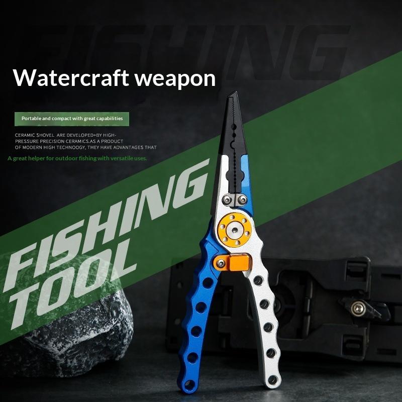 Fishing Equipment Hanger - Aluminum Alloy Fishing Pliers Ergonomic Anti-Slip