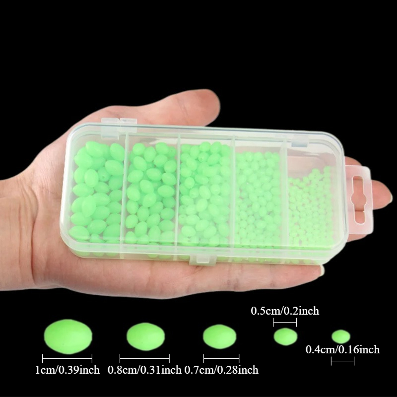 Ackibbik 375pcs/box Luminous F - Soft Plastic Lure ulasan dan harga