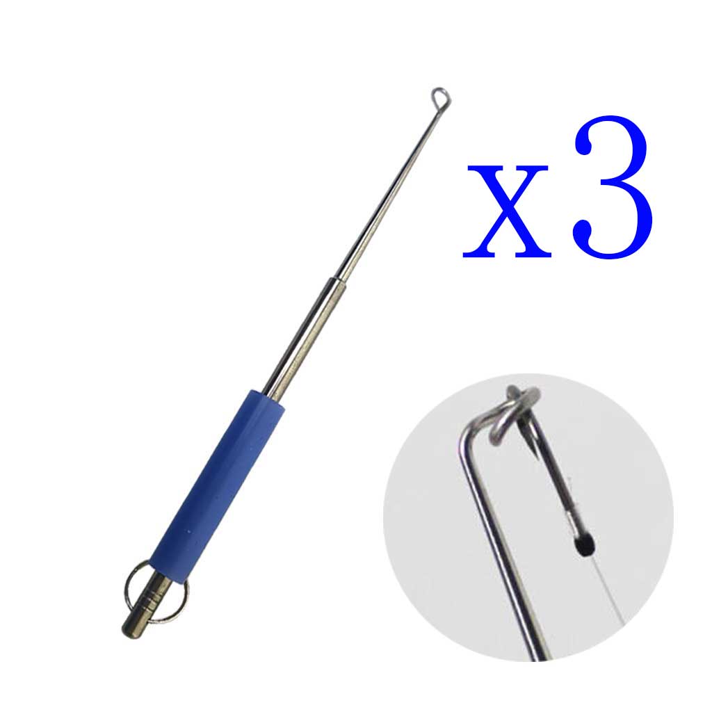 3-Pack Stainless Steel Fish Ho - Fishing Equipment Hanger ulasan dan harga