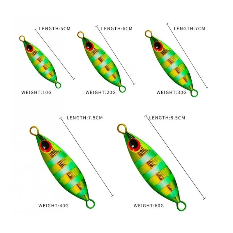 Inchiku Metal Jig Spoon Lure 6 - Jig Head Lure ulasan dan harga