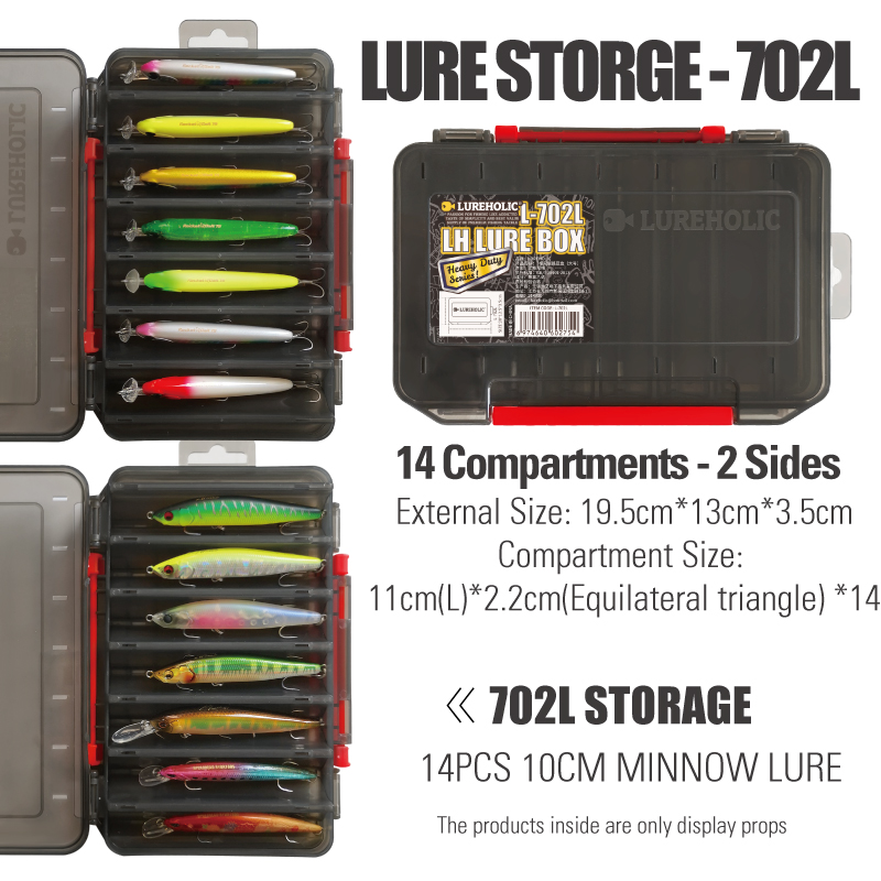 LUREHOLIC Lure Box FishingTack - Jig Head Lure ulasan dan harga