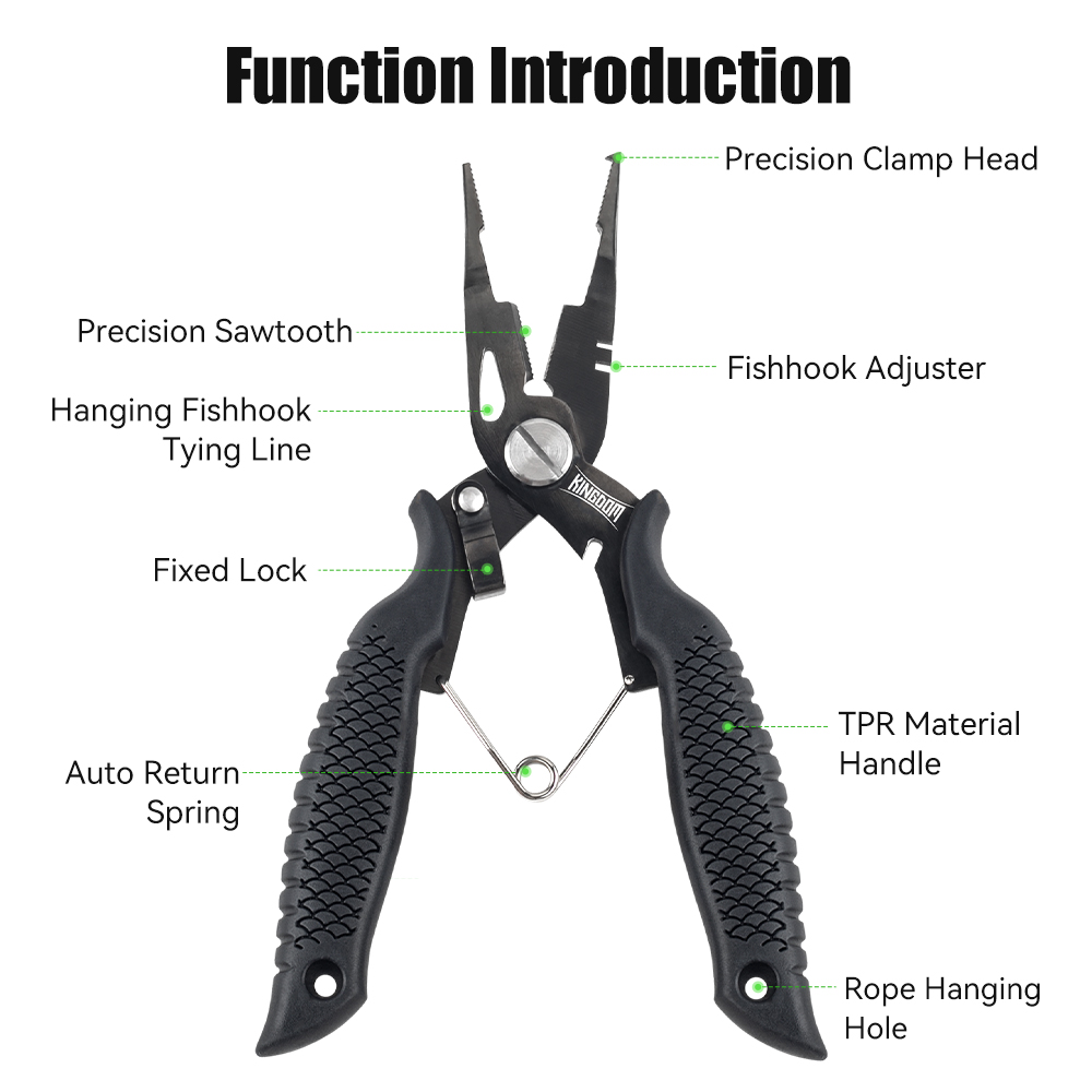 Kingdom Fishing Pliers Multifu - Fishing Equipment Hanger ulasan dan harga