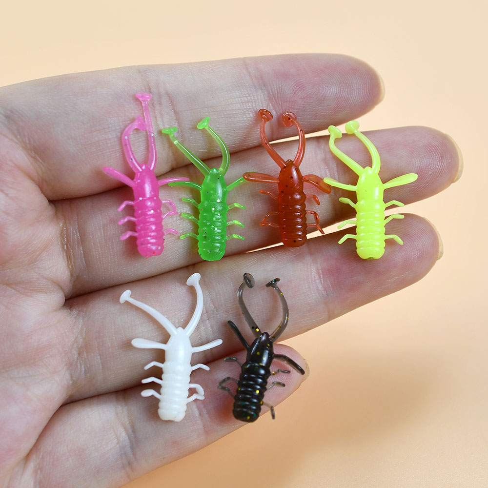 24Pcs Colorful Micro Worm Soft - Soft Plastic Lure ulasan dan harga