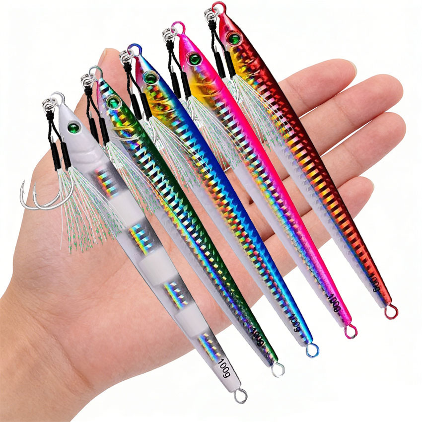 Cast Metal Jig Fishing Lure 5P - Jig Head Lure ulasan dan harga