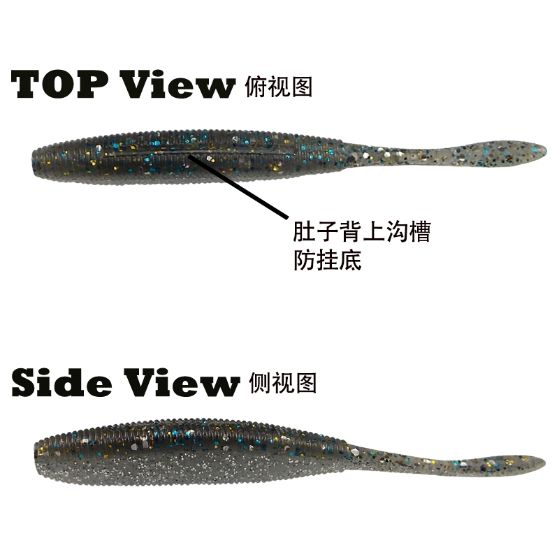 ESFISHING Drive Shad 100mm 8pc - Soft Plastic Lure ulasan dan harga