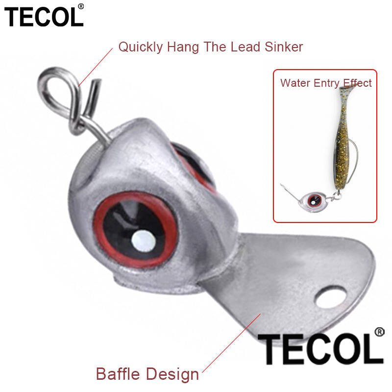 TECOL 5PCS 10PCS 3.5g 5G 7G 10 - Jig Head Lure ulasan dan harga