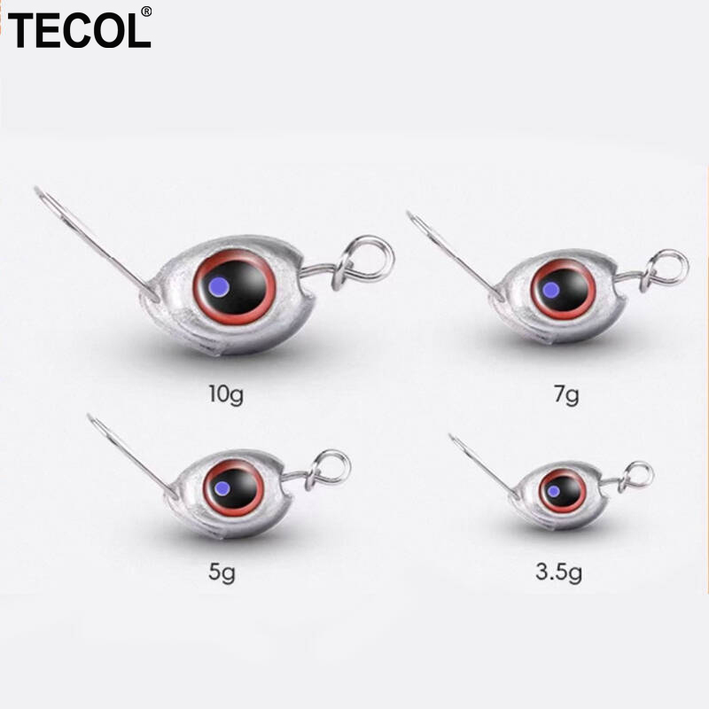 TECOL 5PCS 10PCS 3.5g 5G 7G 10 - Jig Head Lure ulasan dan harga