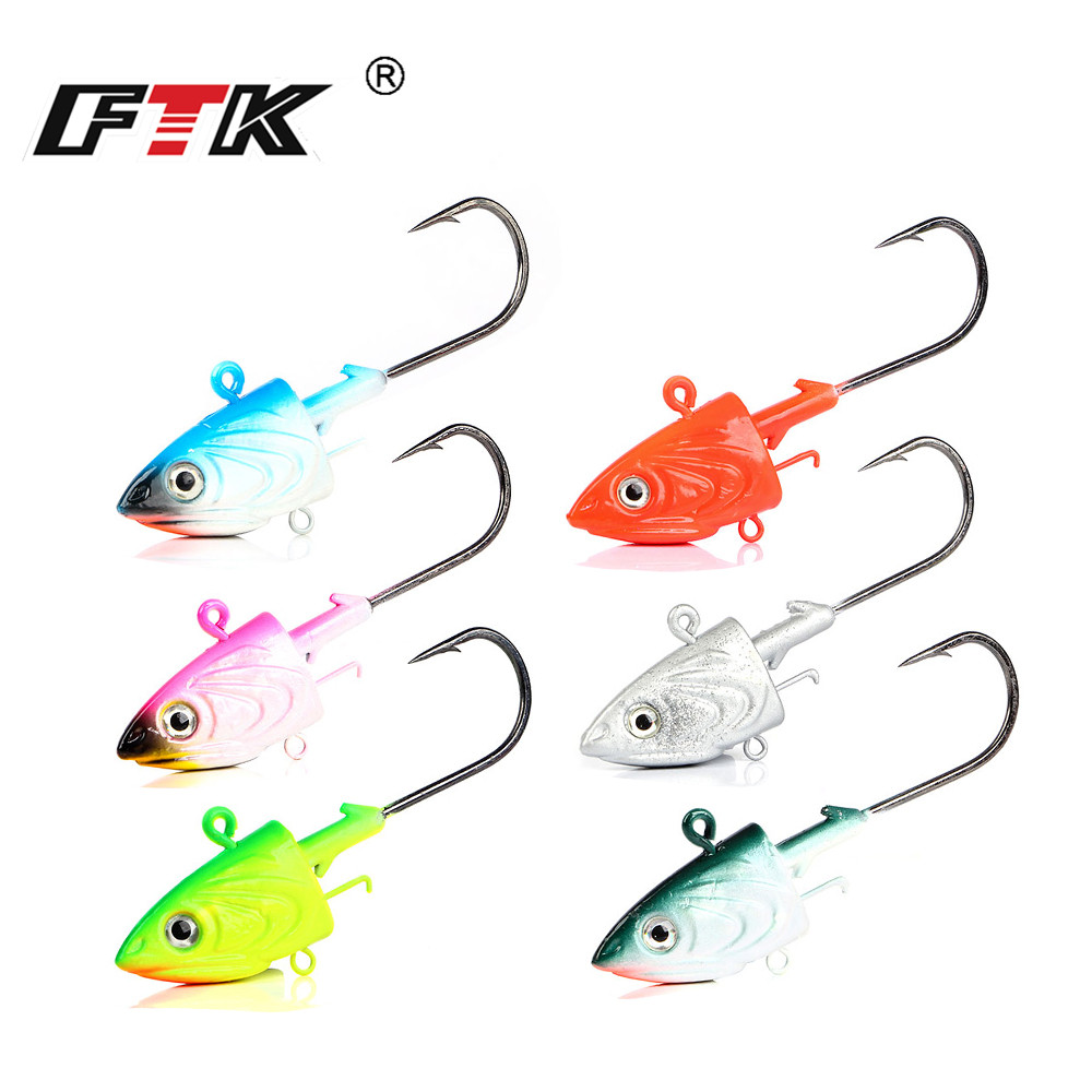 FTK 2PCS Jig Head Fishing Hook - Jig Head Lure ulasan dan harga