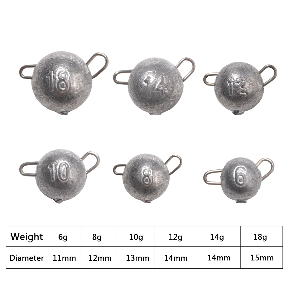 FTK 5pcs Supercontinent Sinker - Jig Head Lure ulasan dan harga
