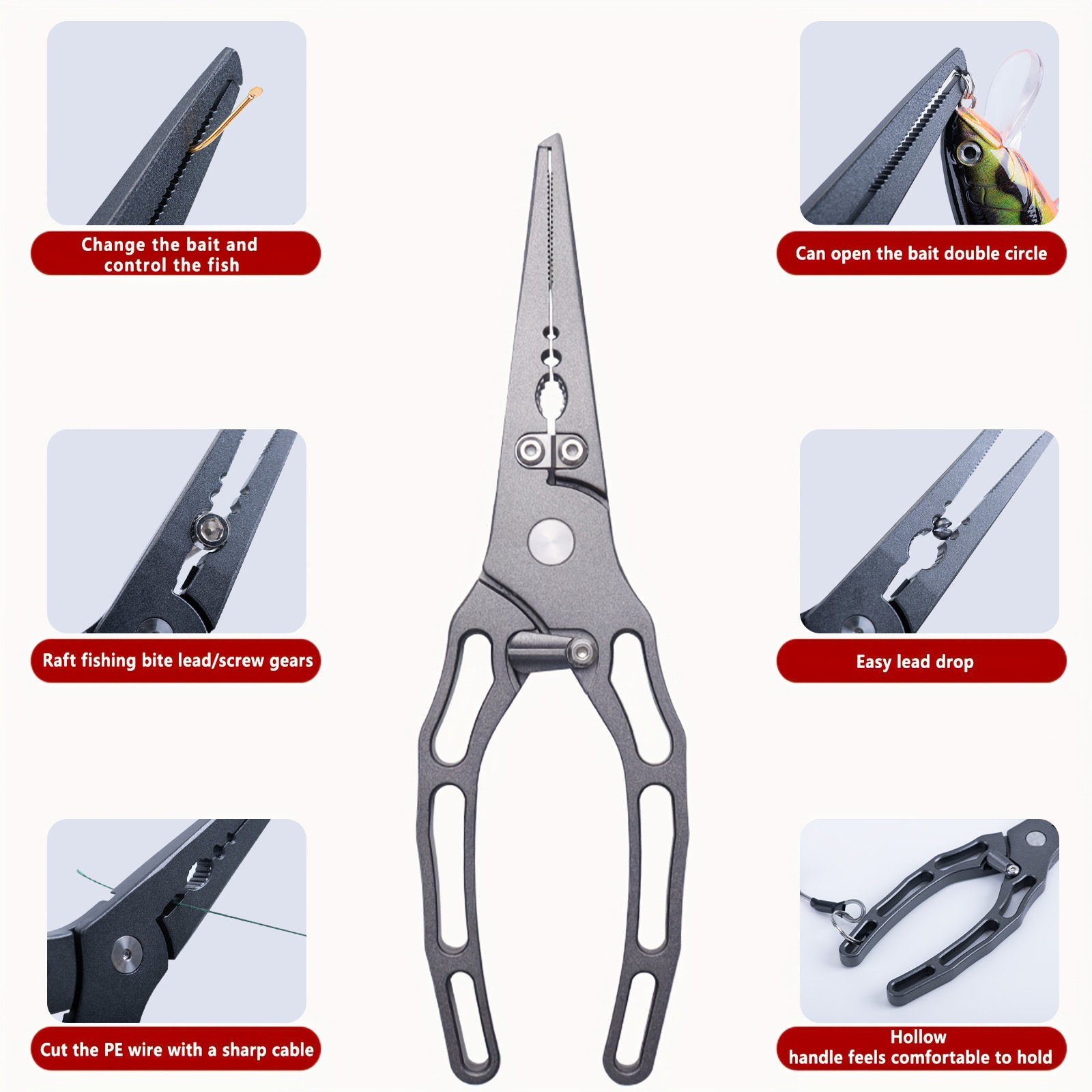 Fishing Pliers and Fish Grippe - Fishing Equipment Hanger ulasan dan harga