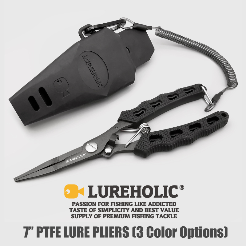 Lureholic 7” PTFE Coated Lure  - Fishing Equipment Hanger ulasan dan harga
